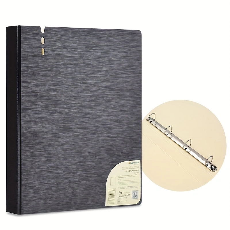 Portfolio Folder Zip - NEW Perforated Folder 4-Hole D-Shaped Binder