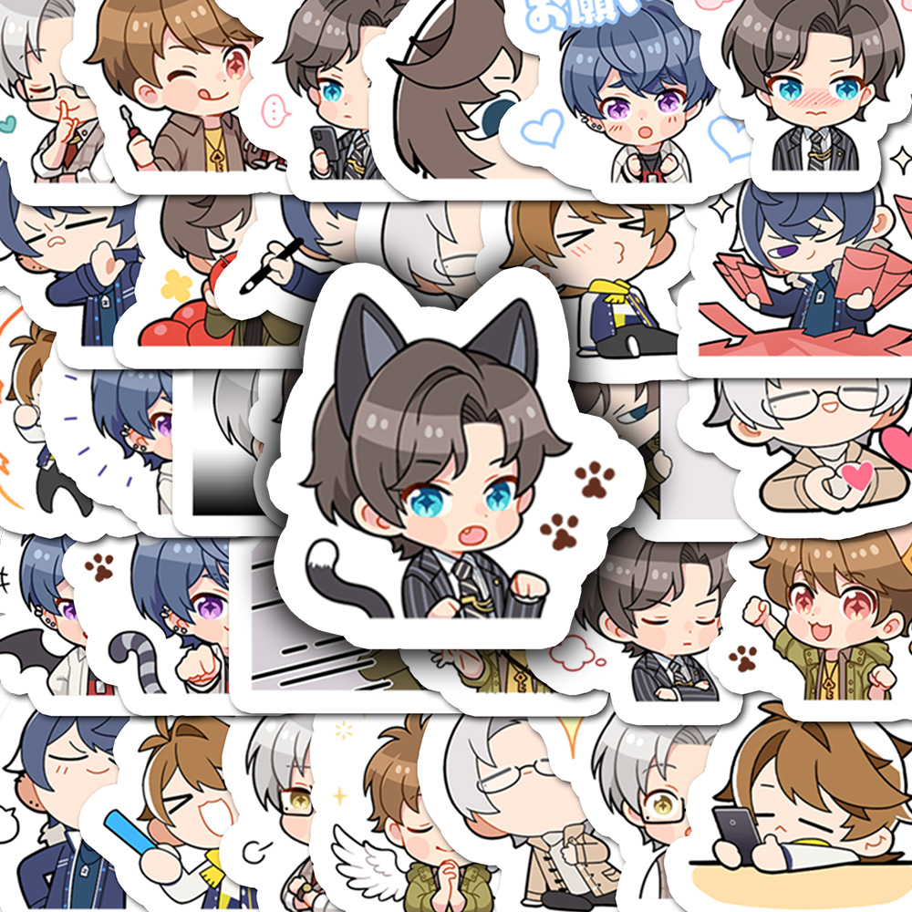 Memo Pad Sticky - 32Pcs Cartoon Tears of Themis Sticker