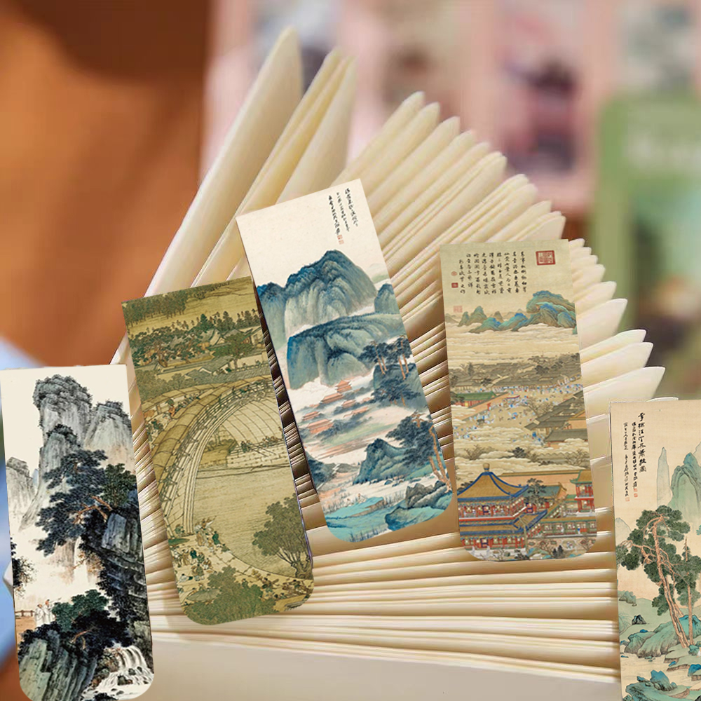 5PCS Chinese Ancient Style Mag - Bookmark Magnetic Clip บทวิจารณ์และราคา