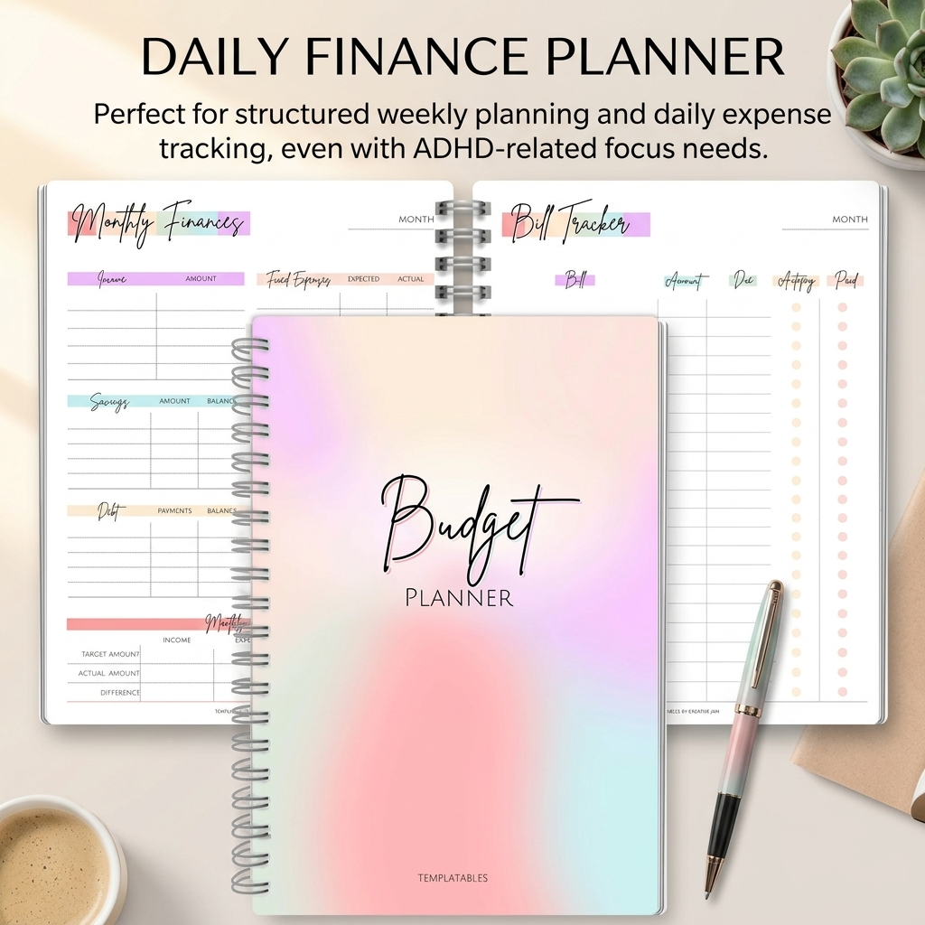 Daily Income And Expense Noteb - Planner Weekly Budget บทวิจารณ์และราคา