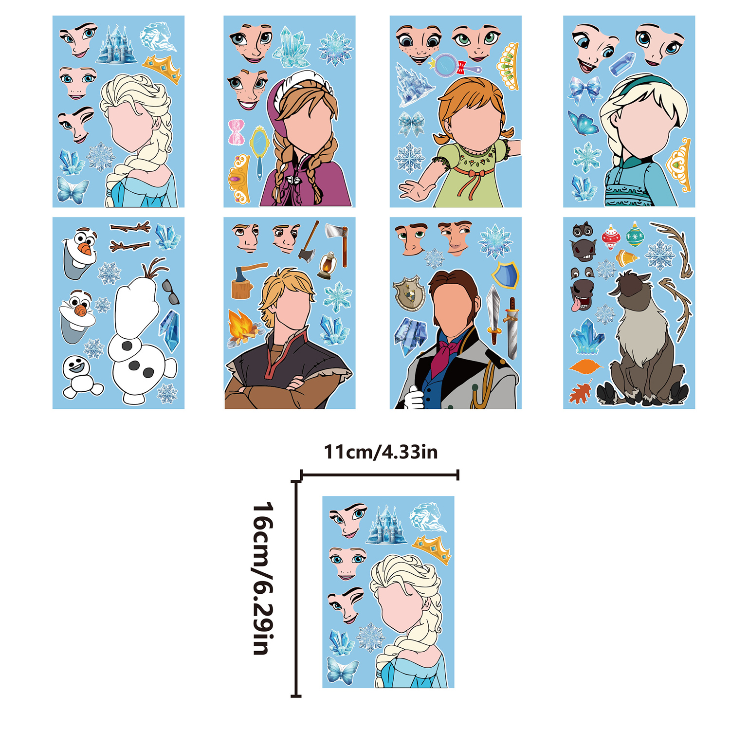 Frozen Queen Party Sticker Els - Memo Pad Sticky บทวิจารณ์และราคา