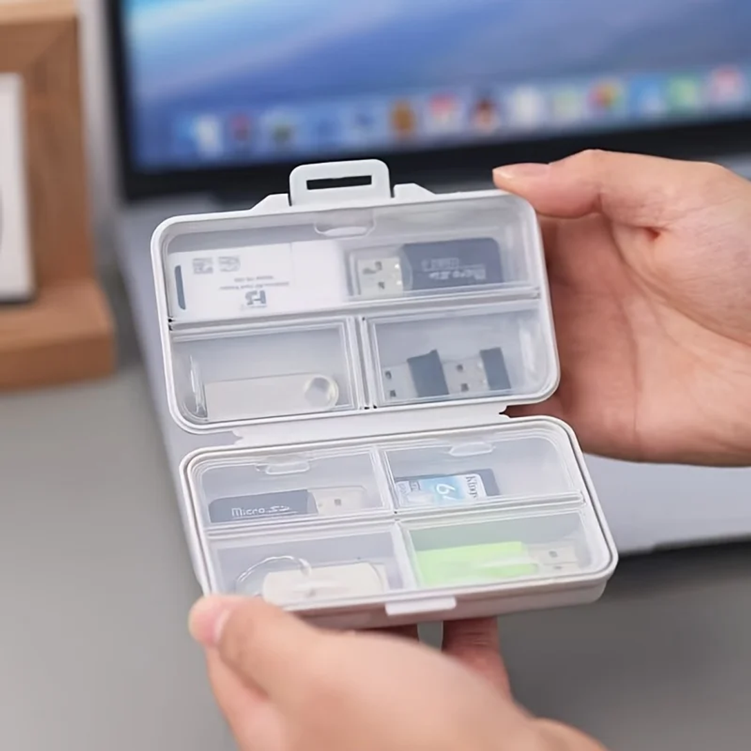 1PC USB Storage Box with Compa - Stationery Office Supply Store บทวิจารณ์และราคา