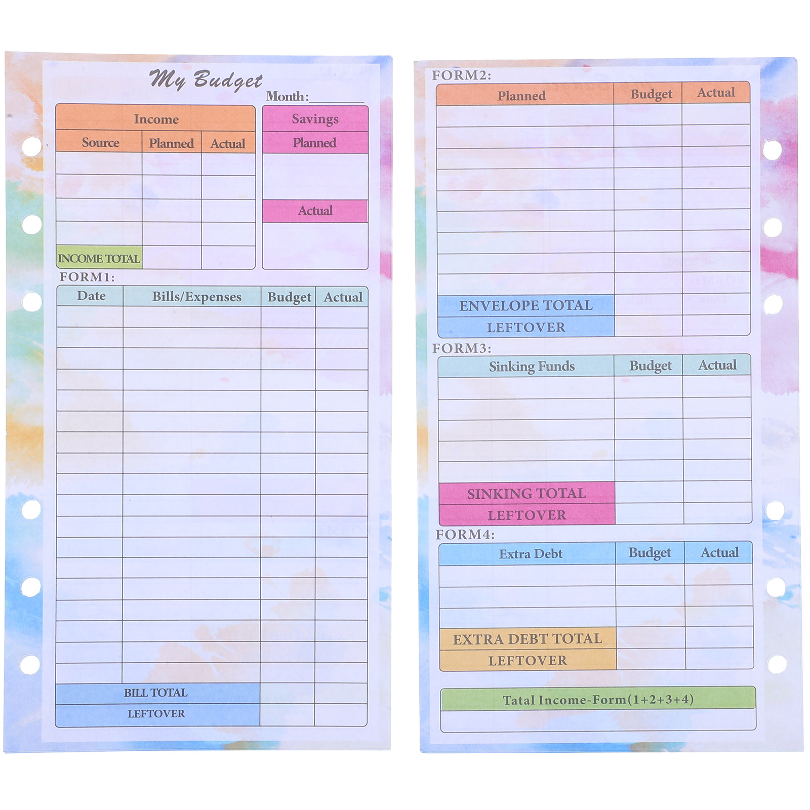14 Sheets A6 Budget Planner In - Planner Weekly Budget บทวิจารณ์และราคา