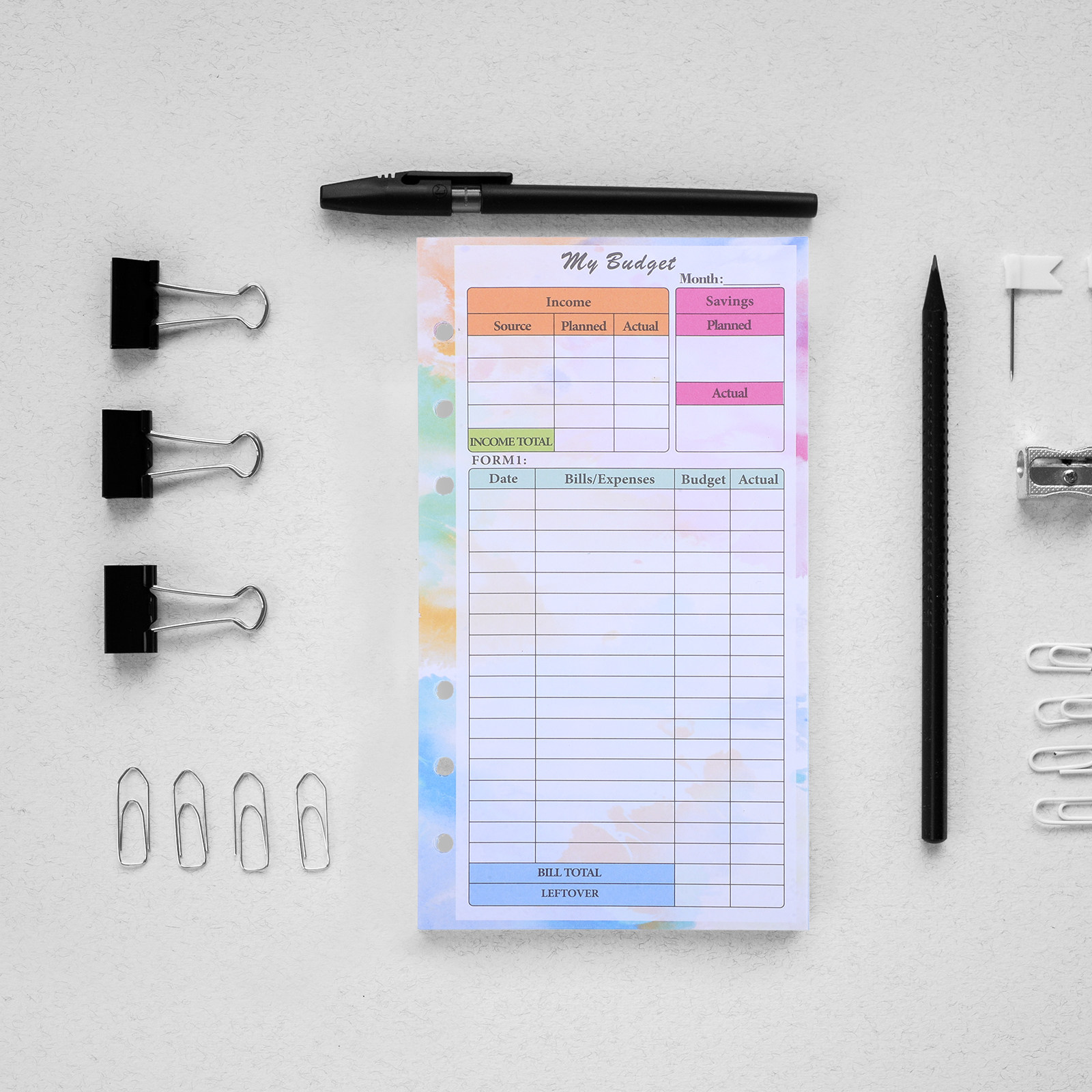14 Sheets A6 Budget Planner In - Planner Weekly Budget บทวิจารณ์และราคา