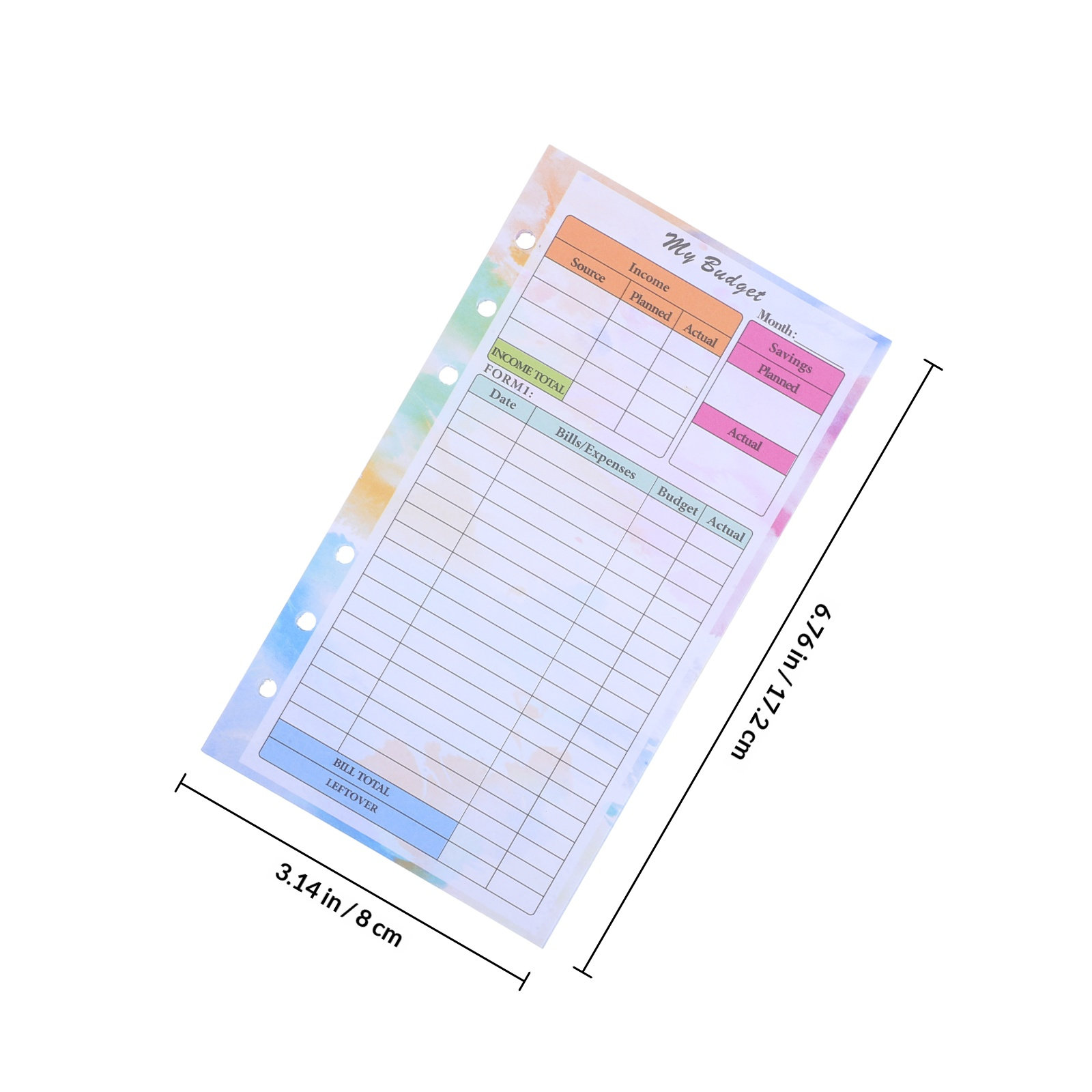 14 Sheets A6 Budget Planner In - Planner Weekly Budget บทวิจารณ์และราคา