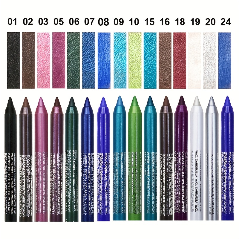 1pcs Waterproof Eyeliner Set w - Highlighter Set Pastel บทวิจารณ์และราคา