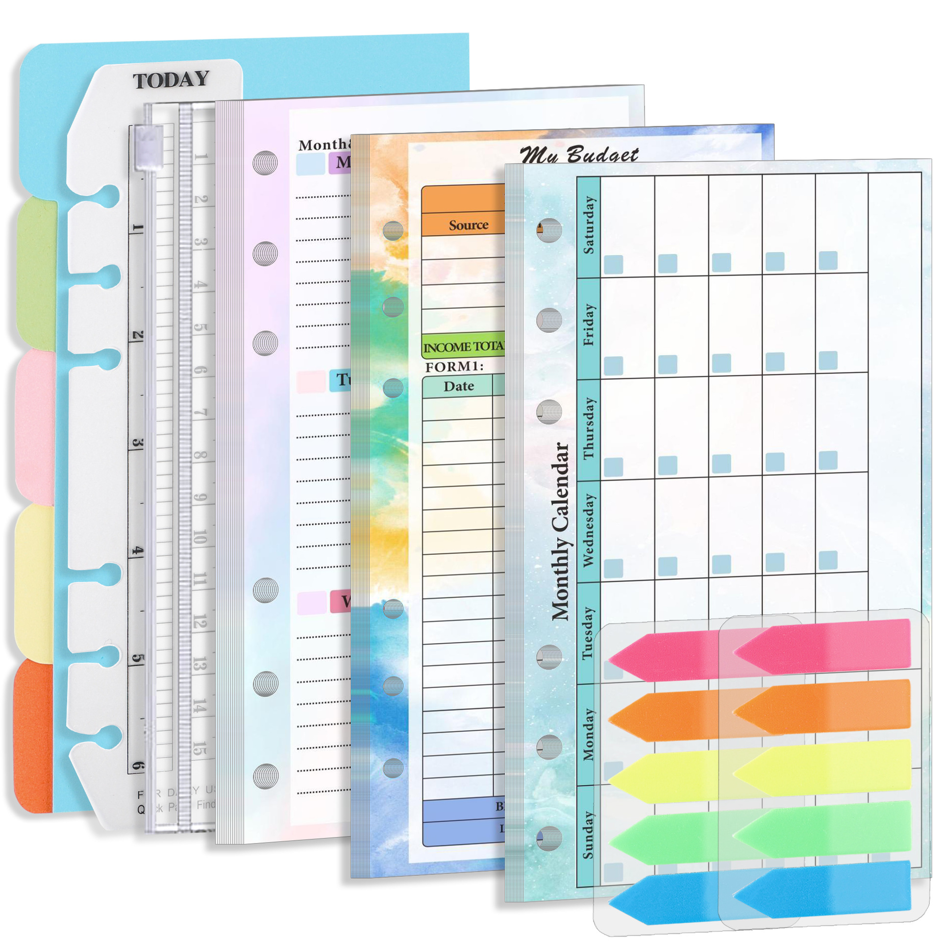 2026 NEW A6 Loose Leaf Noteboo - Planner Weekly Budget บทวิจารณ์และราคา