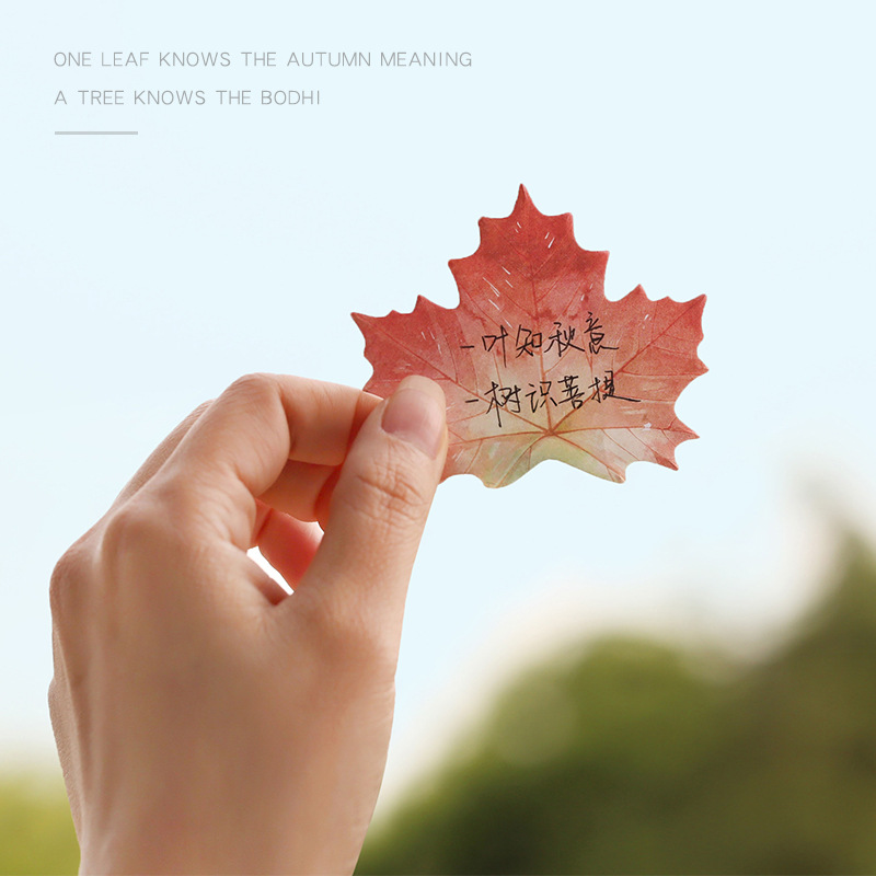30 Pcs Leaf Sticky notes Plann - Office Stationery Supply List บทวิจารณ์และราคา