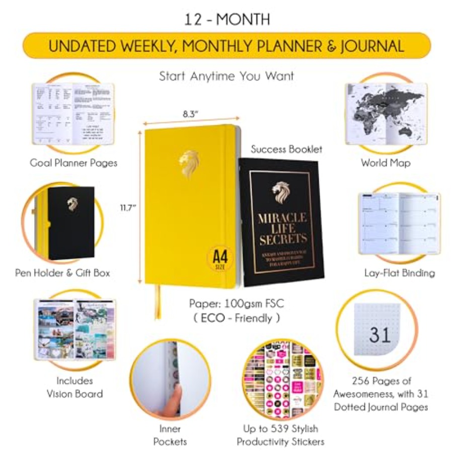 Life Planner - Undated Daily W - Planner Weekly Budget บทวิจารณ์และราคา