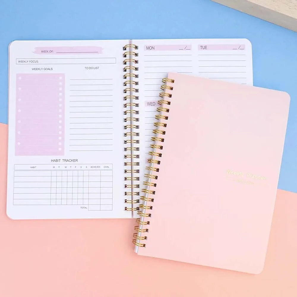 A5 Weekly Planner Coil Daily P - Planner Weekly Budget บทวิจารณ์และราคา
