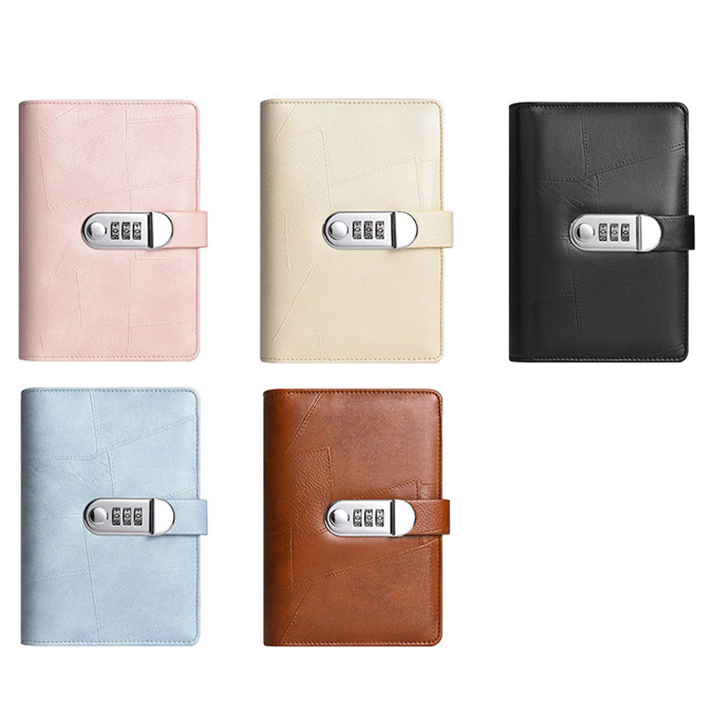 A6 PU Leather Password Lock Bi - Planner Weekly Budget บทวิจารณ์และราคา