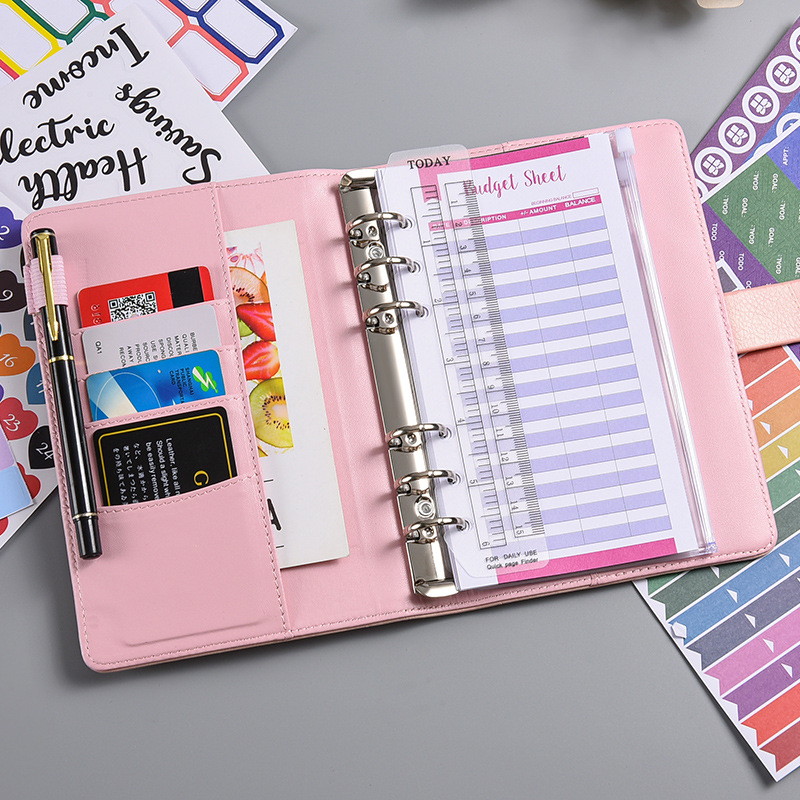 A6 PU Leather Password Lock Bi - Planner Weekly Budget บทวิจารณ์และราคา