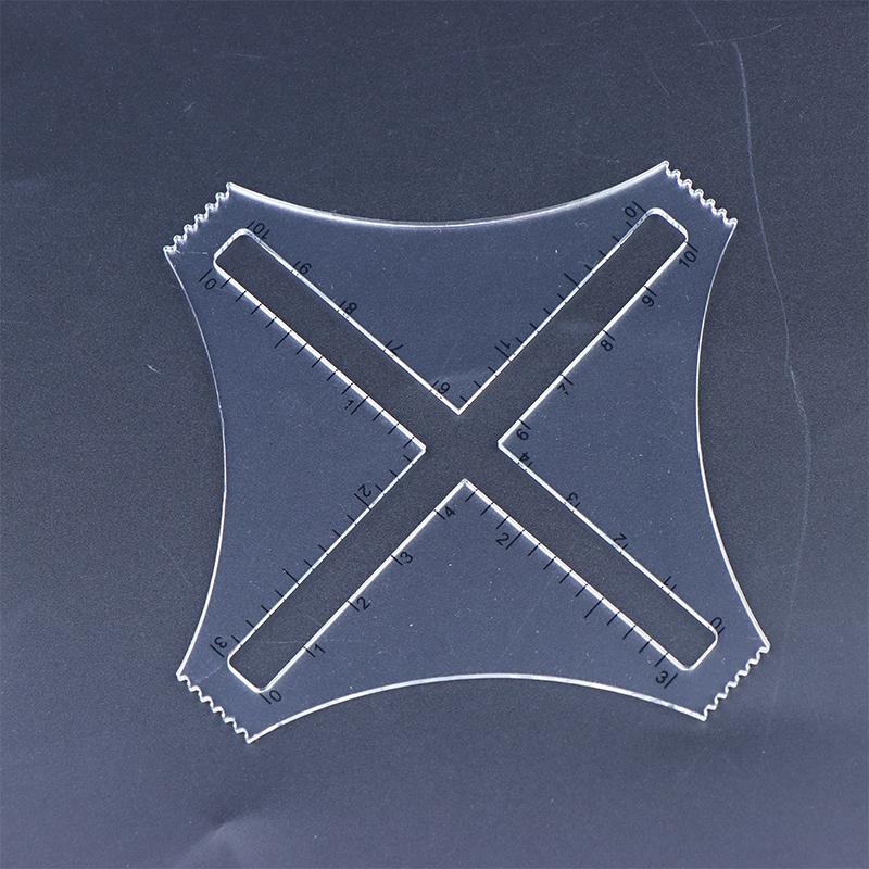 Acrylic Transparent Knitting D - Ruler Set Transparent บทวิจารณ์และราคา