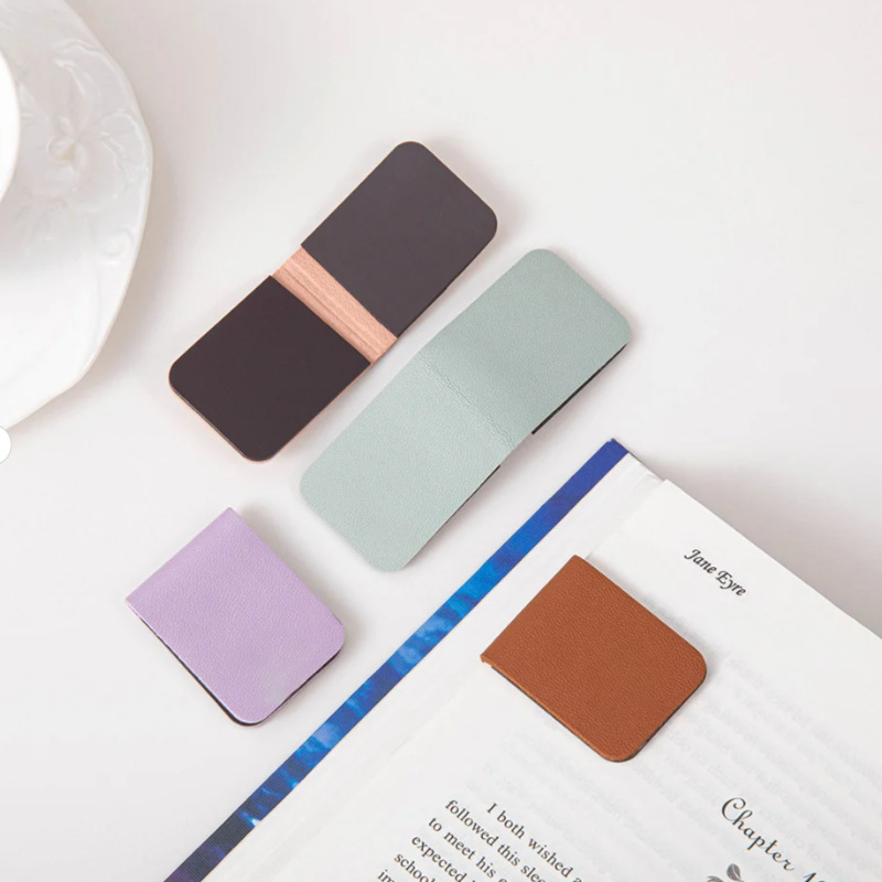 Premium Leather Magnetic Bookm - Bookmark Magnetic Clip บทวิจารณ์และราคา