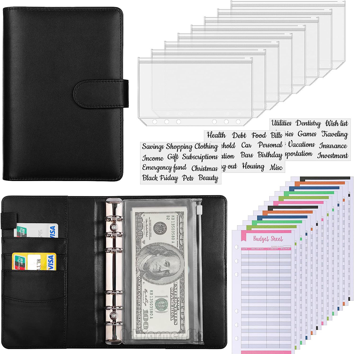A6 Budget Binder with Cash Env - Planner Weekly Budget บทวิจารณ์และราคา
