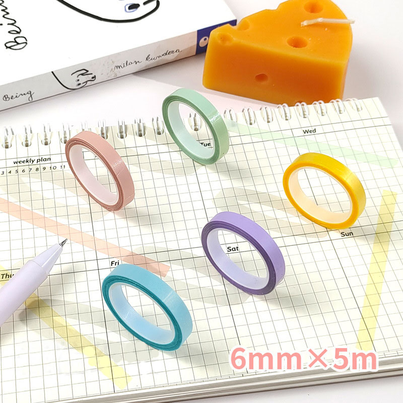 5Rolls Transparent Fluorescent - Index Tab Divider บทวิจารณ์และราคา