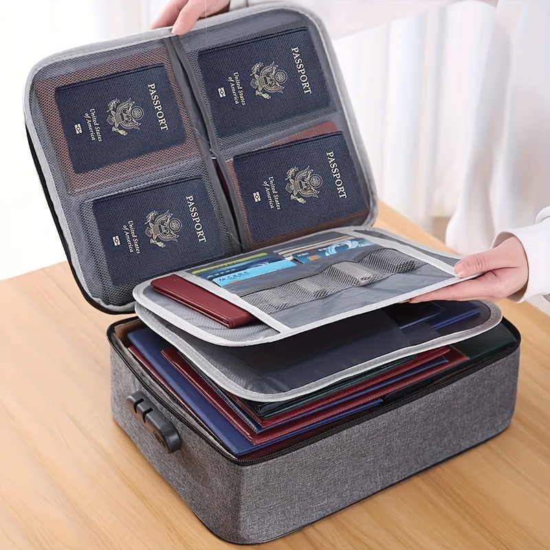 Lockable File Storage Bag,3-La - Portfolio Folder Zip บทวิจารณ์และราคา