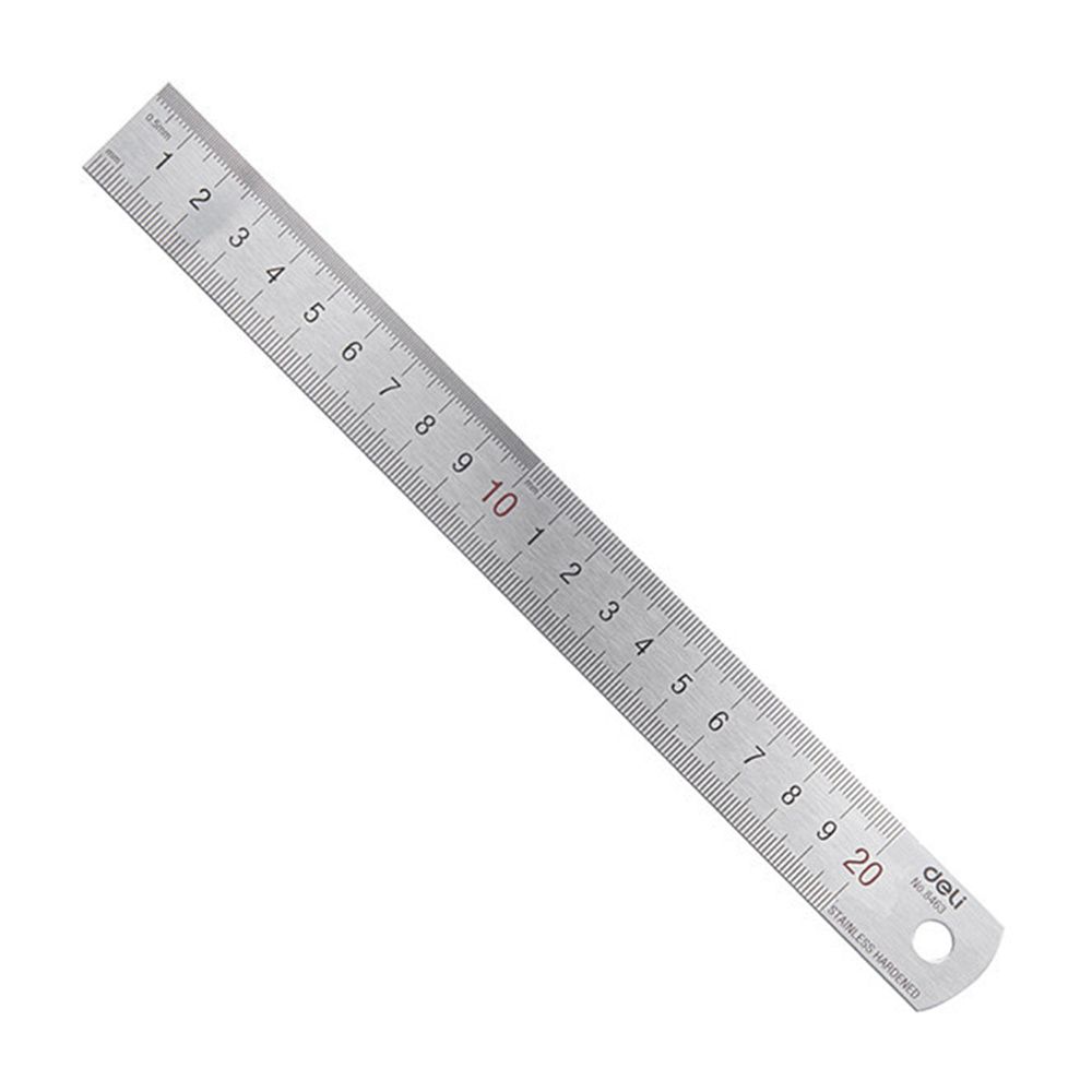 Deli 20cm Stainless Steel Meta - Stationery Office Supply Store บทวิจารณ์และราคา