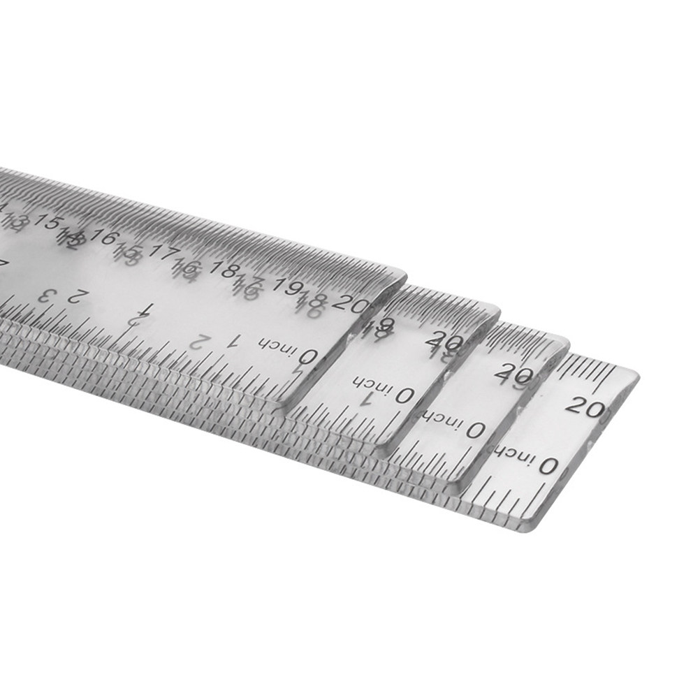 20Pcs Transparent Plastic Stra - Ruler Set Transparent บทวิจารณ์และราคา