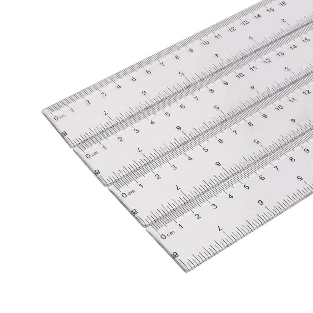 20Pcs Transparent Plastic Stra - Ruler Set Transparent บทวิจารณ์และราคา