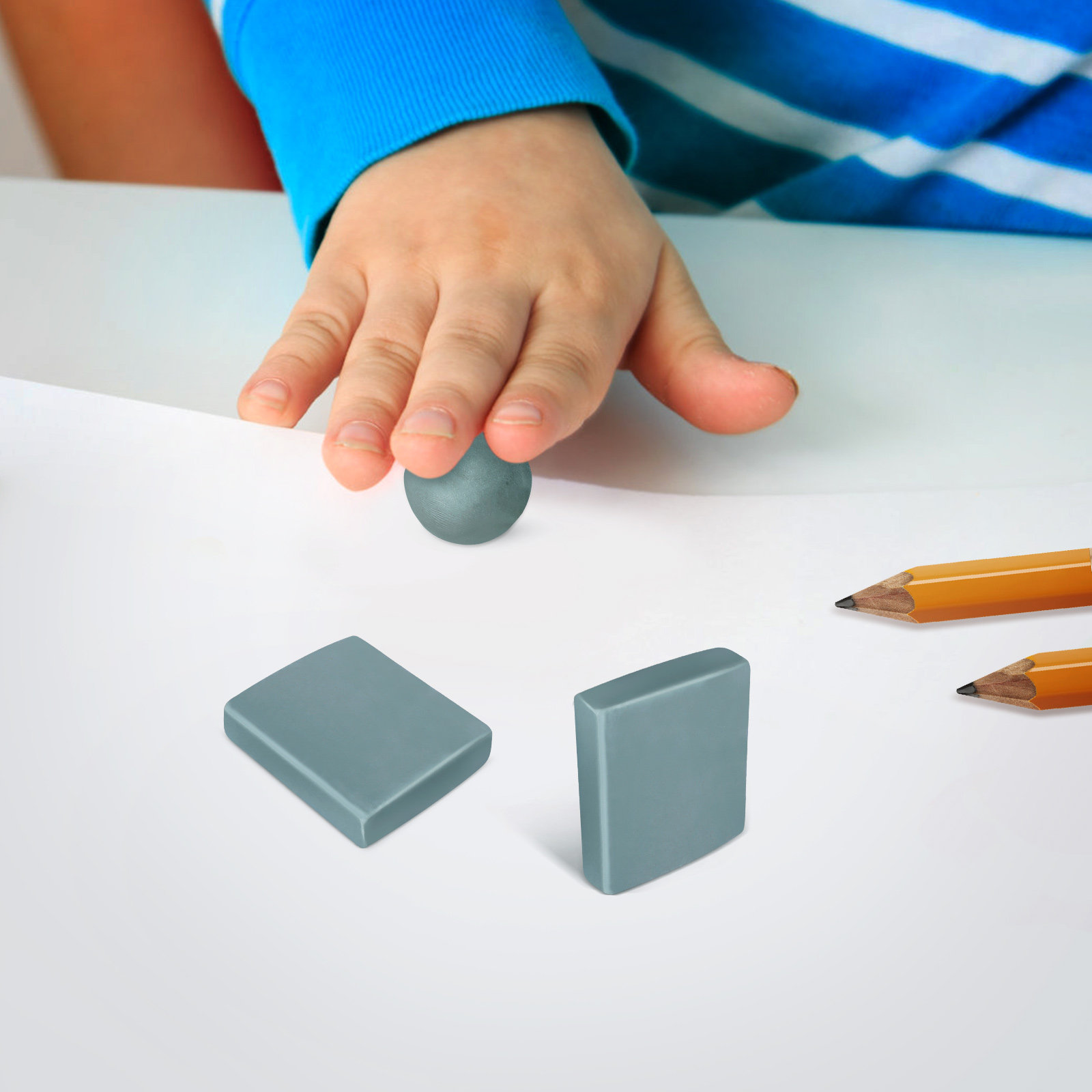 12Pcs Kneaded Erasers Moldable - Rubber Eraser Kneaded บทวิจารณ์และราคา