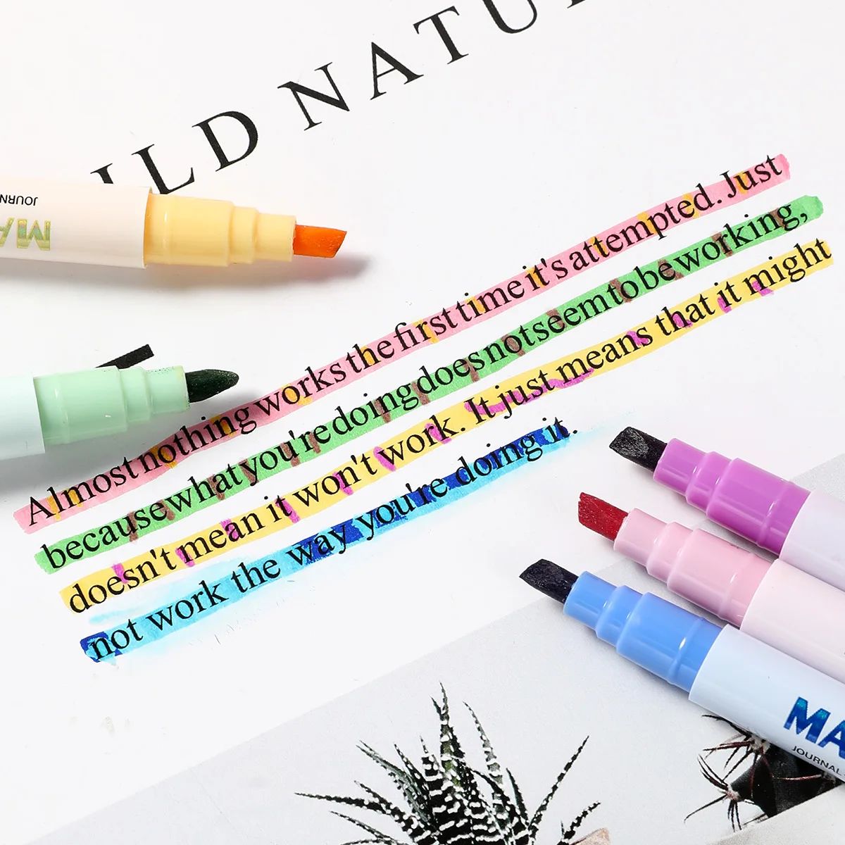 Double-ended Magic Color Chang - Highlighter Set Pastel บทวิจารณ์และราคา