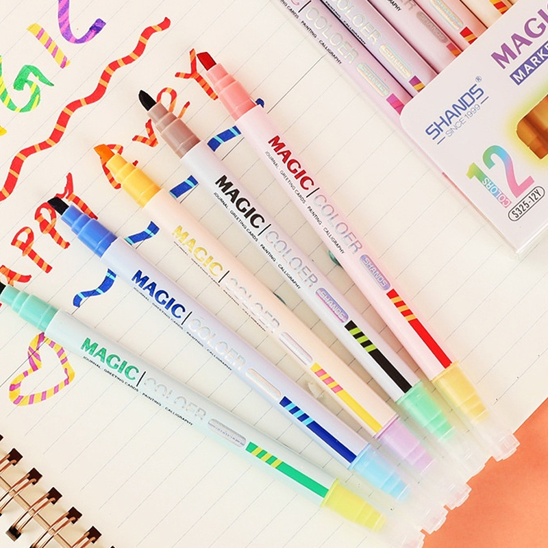 Double-ended Magic Color Chang - Highlighter Set Pastel บทวิจารณ์และราคา