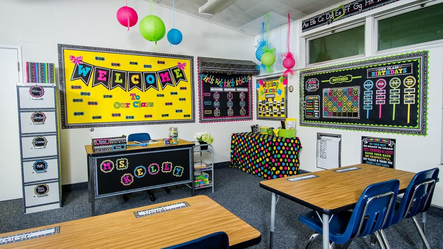 Chalkboard Brights Name Plates - Desk Name Plate บทวิจารณ์และราคา