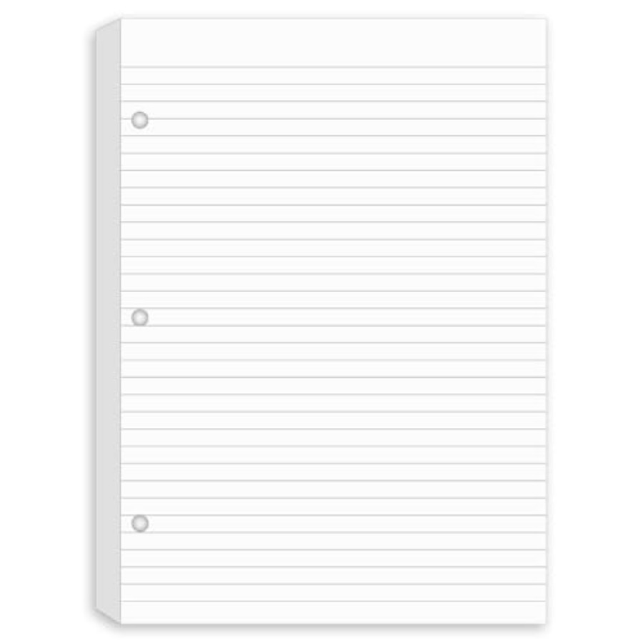 3 Pack Half Letter Lined Paper - Paper Punch 3 Hole บทวิจารณ์และราคา