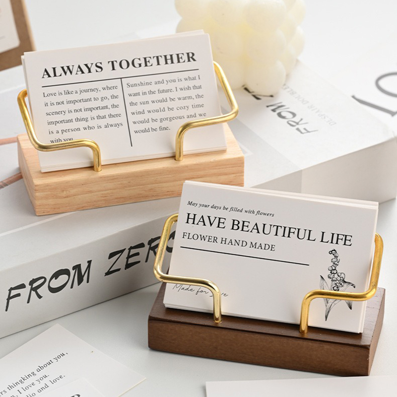 Wooden Business Card Holder Me - Desk Name Plate บทวิจารณ์และราคา