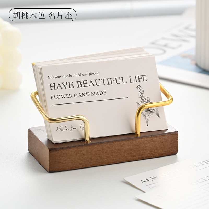 Wooden Business Card Holder Me - Desk Name Plate บทวิจารณ์และราคา