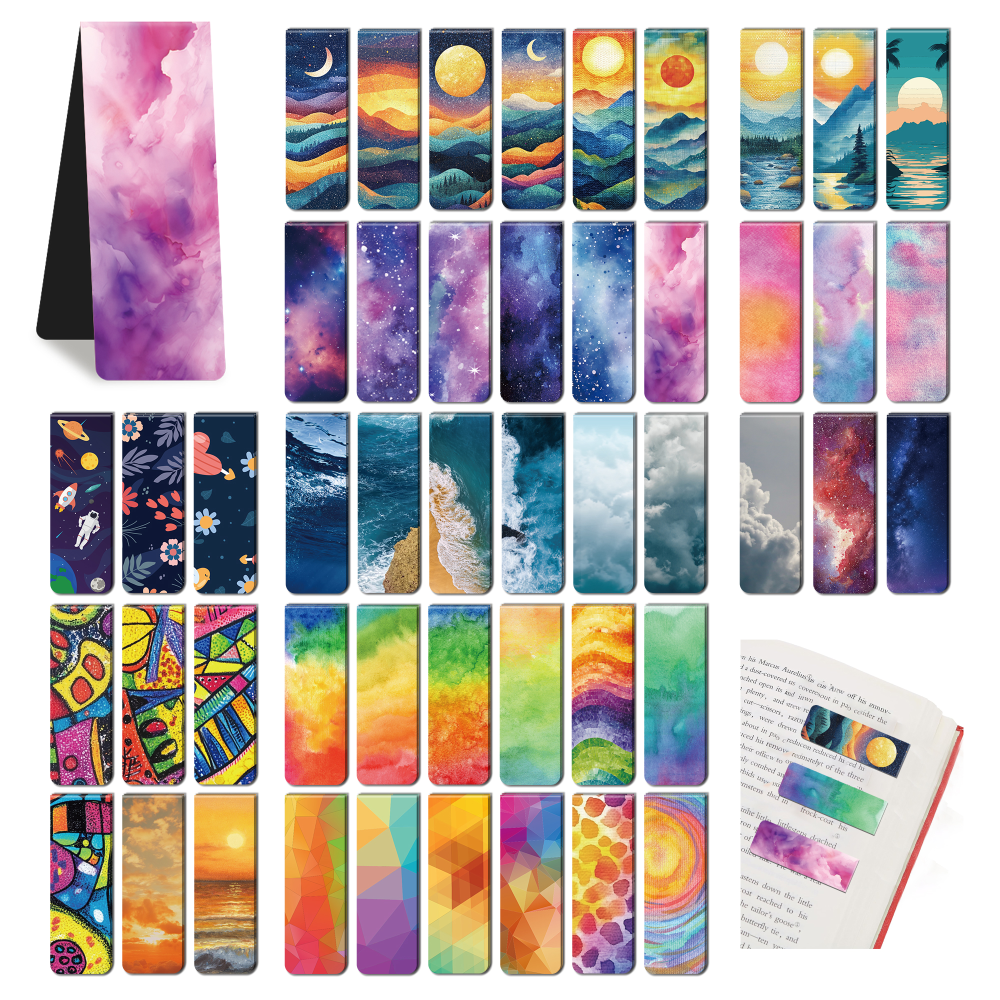96pcs Colorful Magnetic Bookma - Bookmark Magnetic Clip บทวิจารณ์และราคา