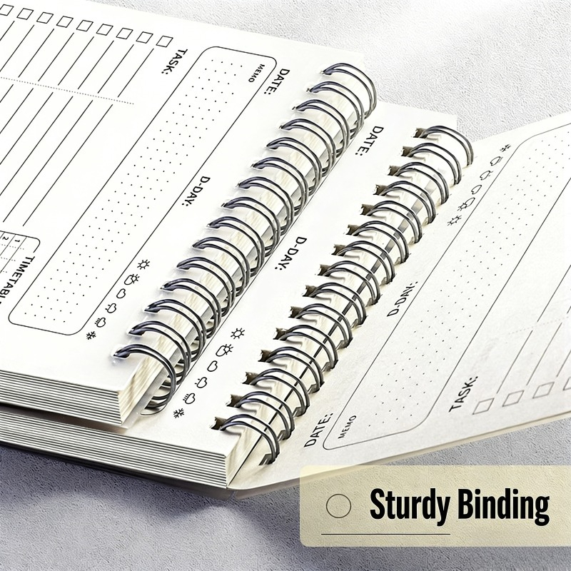 2PCS Planner Agenda Spiral A5  - Office Stationery Supply List บทวิจารณ์และราคา