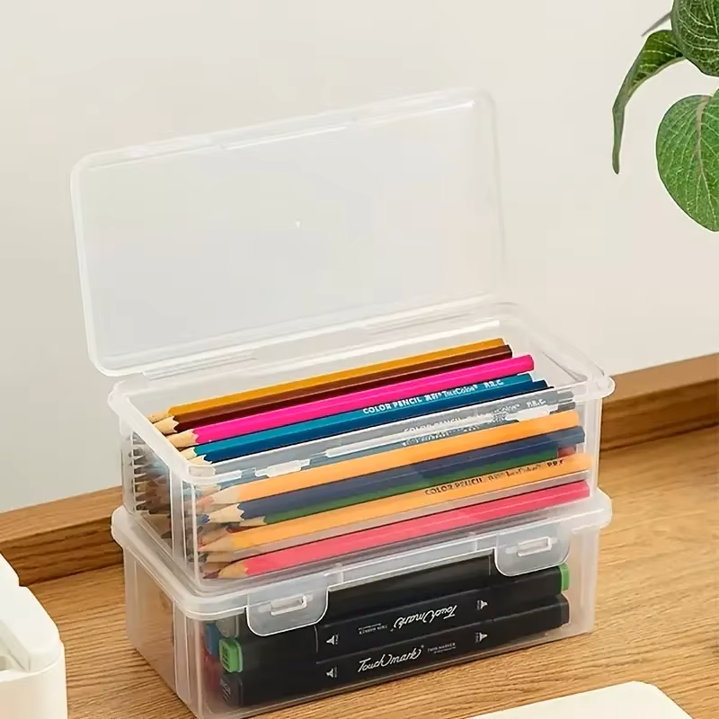 4 large transparent PP storage - Stationery Office Supply Store บทวิจารณ์และราคา