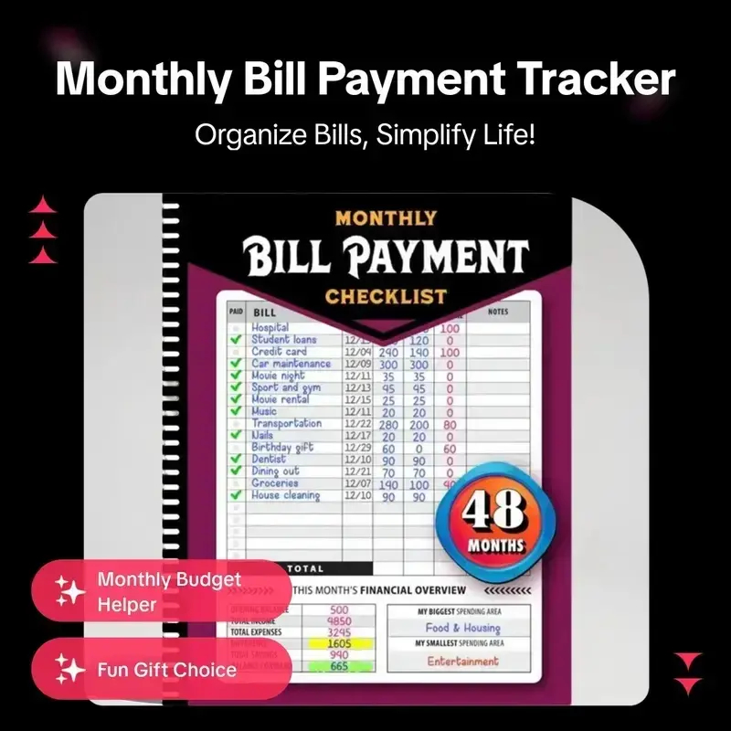 ADHD A4 Planner Notebook, Dura - Planner Weekly Budget บทวิจารณ์และราคา