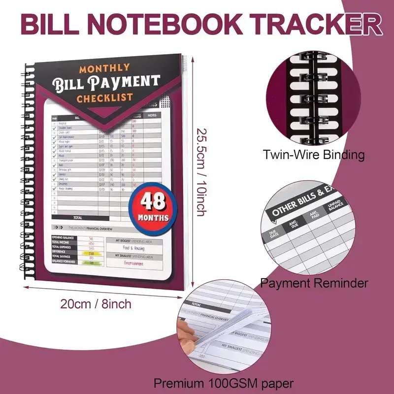 ADHD A4 Planner Notebook, Dura - Planner Weekly Budget บทวิจารณ์และราคา