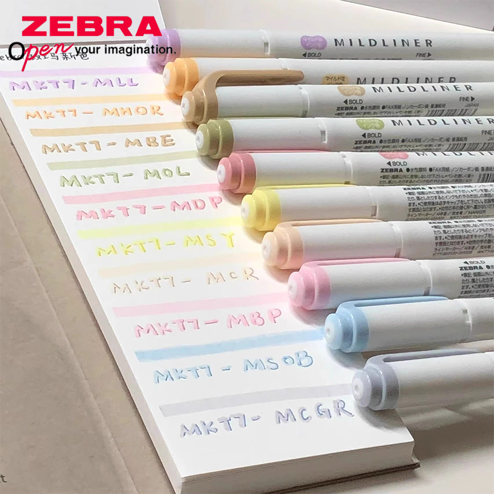 Japan ZEBRA Highlighters Pen s - Highlighter Set Pastel บทวิจารณ์และราคา