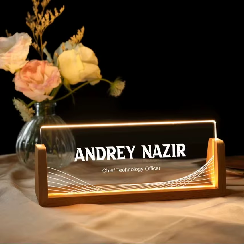 Customized Office Desk Name Pl - Desk Name Plate บทวิจารณ์และราคา
