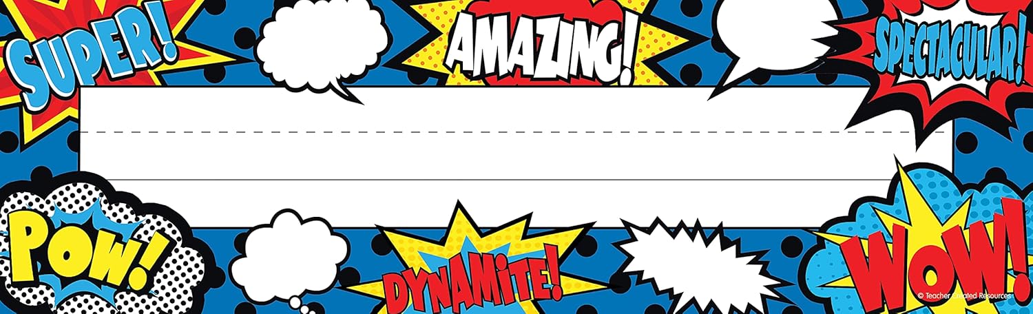 Superhero Flat Name Plates for - Desk Name Plate บทวิจารณ์และราคา