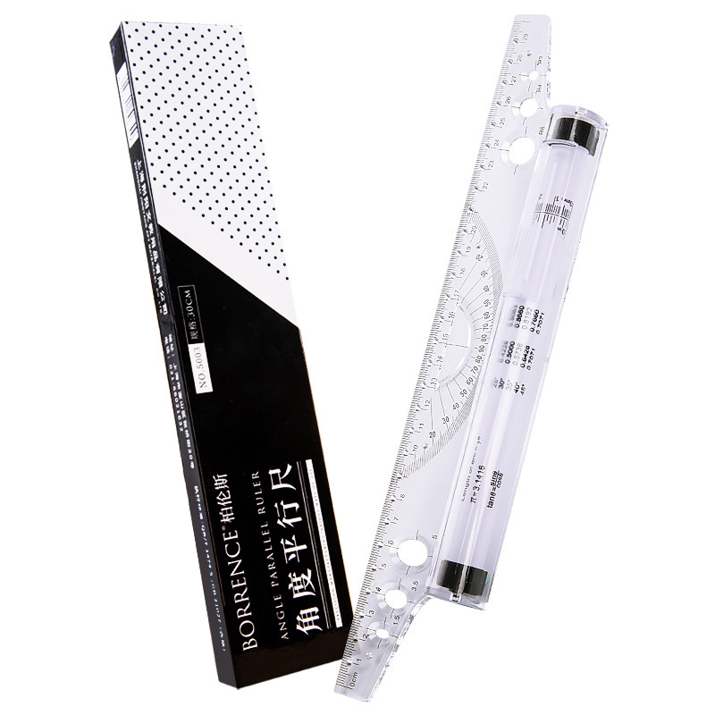 30cm Transparent Parallel Roll - Ruler Set Transparent บทวิจารณ์และราคา