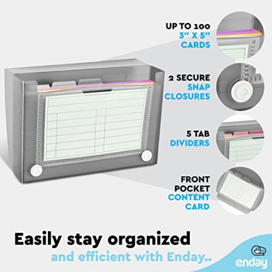 Index Card Holder 3x5, Index C - Index Tab Divider บทวิจารณ์และราคา
