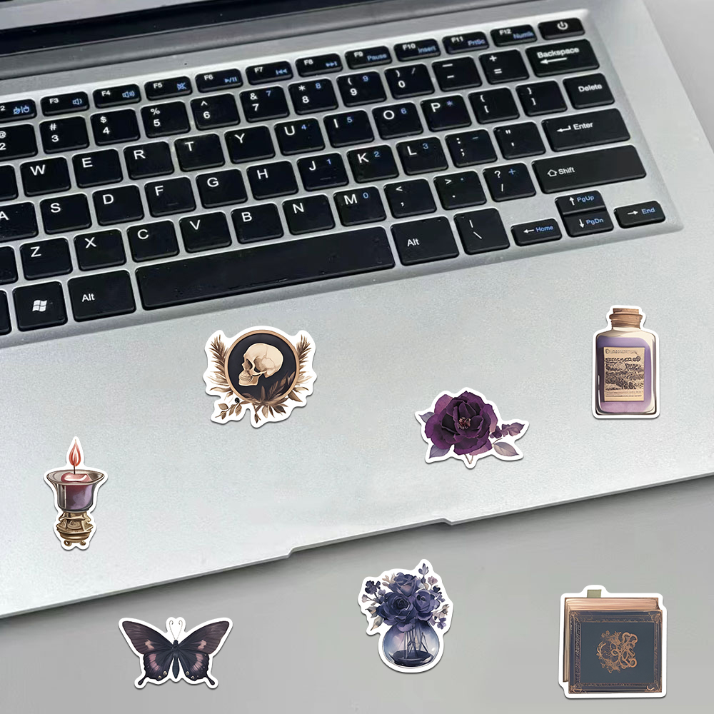 50PCS Dark Academia Stickers A - Memo Pad Sticky บทวิจารณ์และราคา