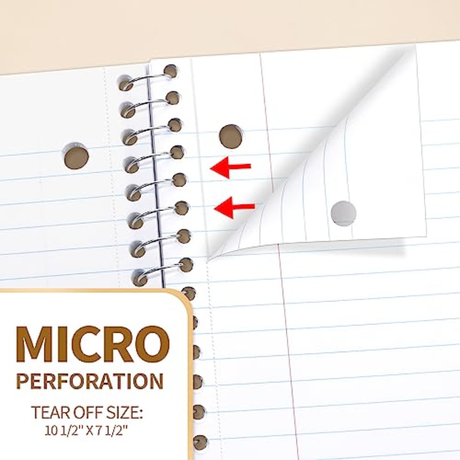 Spiral Notebooks, 1-Subject, 4 - Paper Punch 3 Hole บทวิจารณ์และราคา