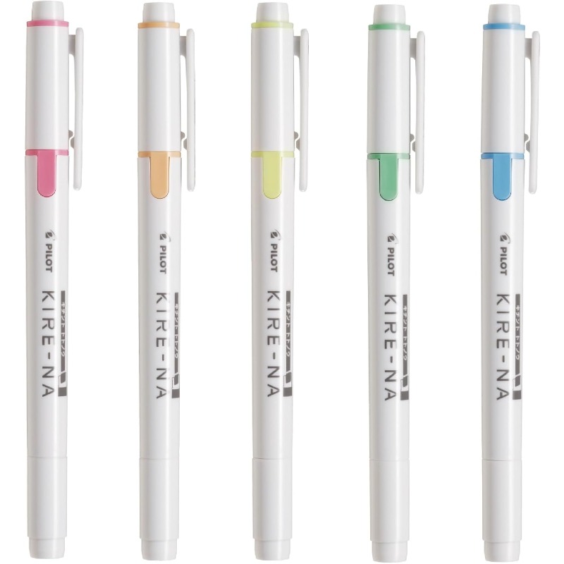 PILOT KIRE-NA Highlighter Pen  - Highlighter Set Pastel บทวิจารณ์และราคา