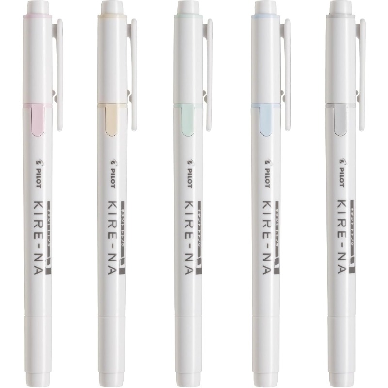 PILOT KIRE-NA Highlighter Pen  - Highlighter Set Pastel บทวิจารณ์และราคา