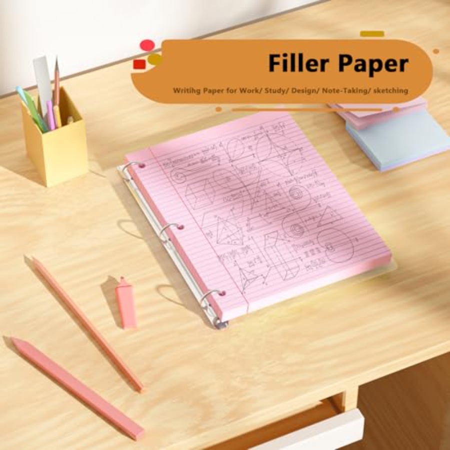Loose Leaf Paper 00 Sheets Col - Paper Punch 3 Hole บทวิจารณ์และราคา