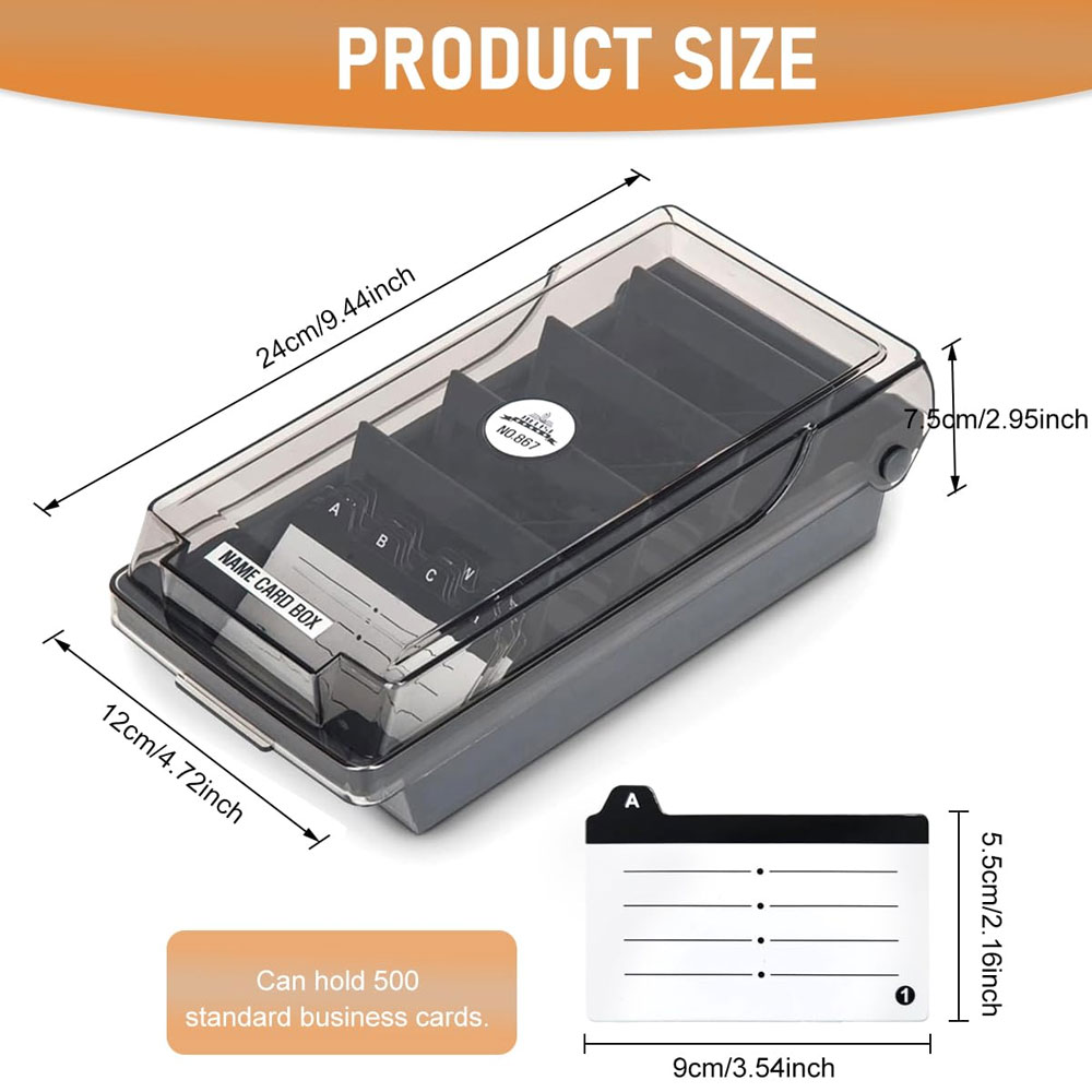 Desktop Business Card Box, Lar - Index Tab Divider บทวิจารณ์และราคา