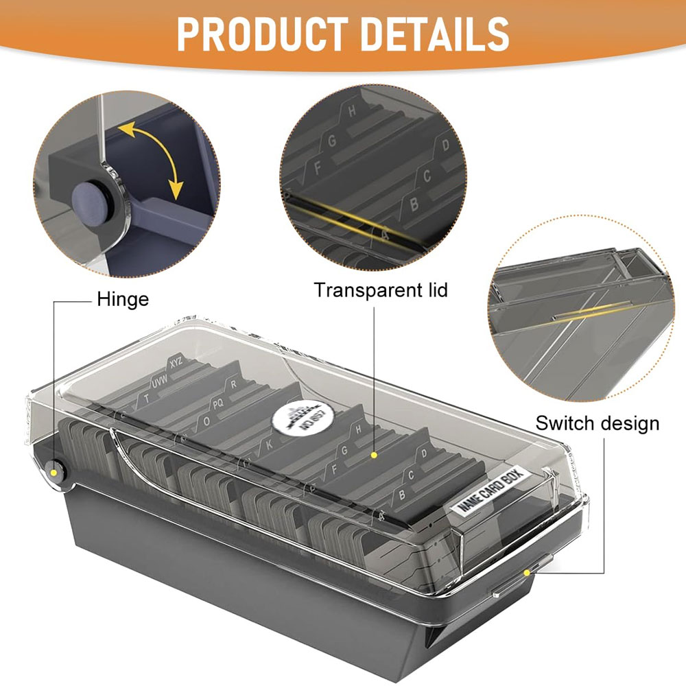 Desktop Business Card Box, Lar - Index Tab Divider บทวิจารณ์และราคา