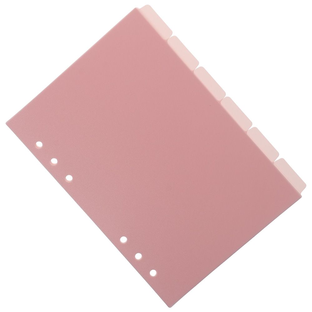 6 PCS A5 Binder Divider,Pink 6 - Index Tab Divider บทวิจารณ์และราคา