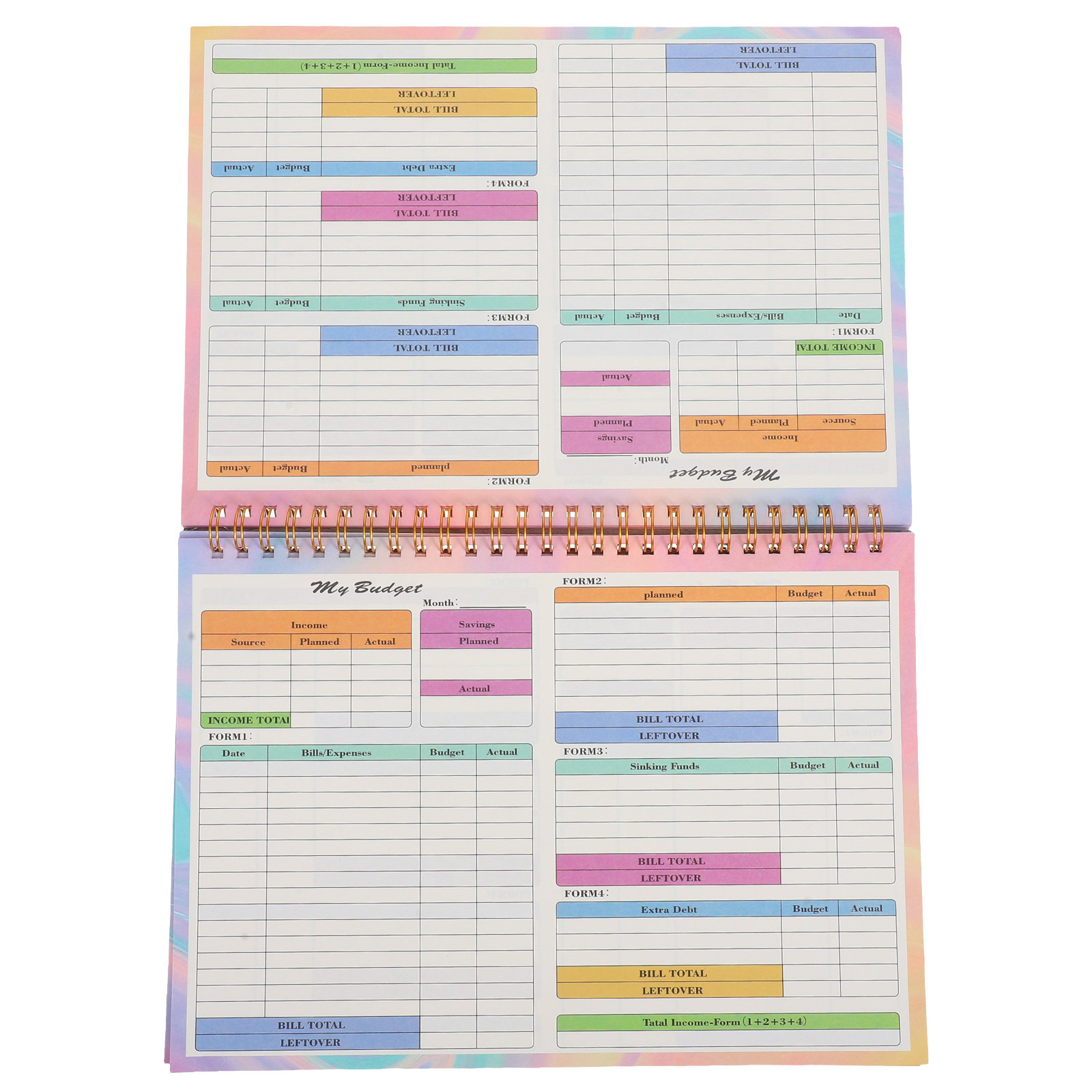 B5 Daily Weekly Financial Ledg - Planner Weekly Budget บทวิจารณ์และราคา
